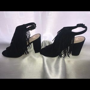 Vince Camuto suede block heel sandal